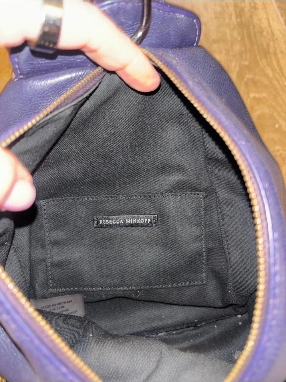 Rebecca Minkoff all leather backpack tote